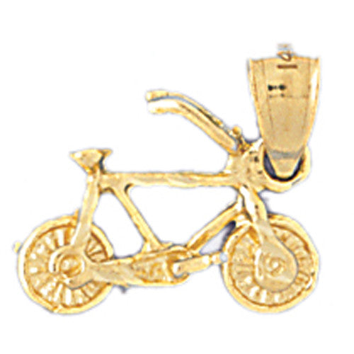 14K GOLD SPORT CHARM - BICYCLE #3660