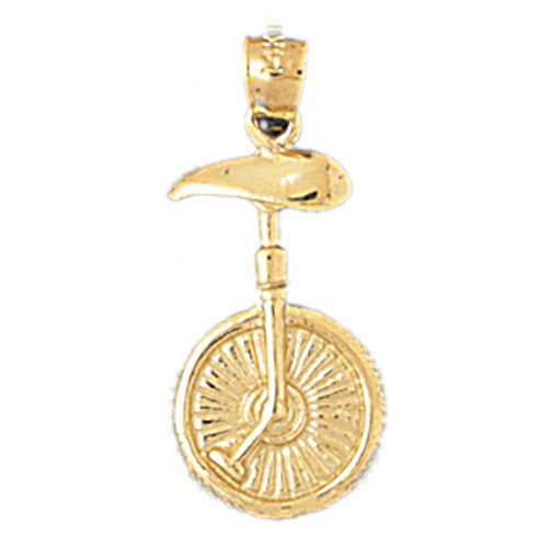 14K GOLD SPORT CHARM - BICYCLE #3661