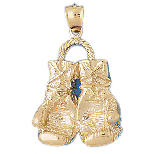 14K GOLD SPORT CHARM - BOXING #3623