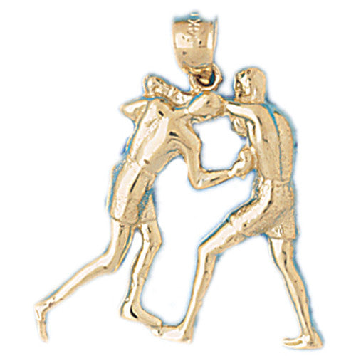 14K GOLD SPORT CHARM - BOXING #3630