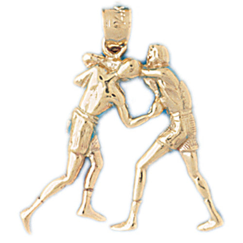 14K GOLD SPORT CHARM - BOXING #3632