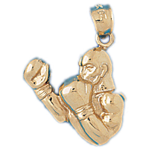 14K GOLD SPORT CHARM - BOXING #3634