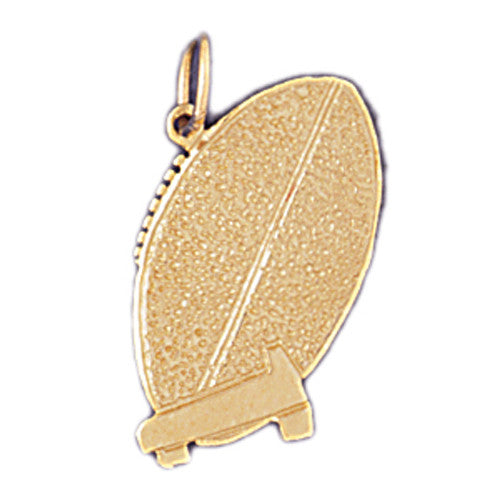 14K GOLD SPORT CHARM - FOOTBALL # 3208