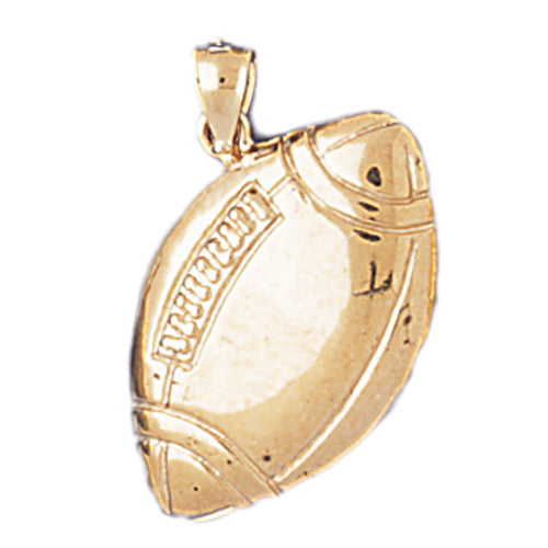 14K GOLD SPORT CHARM - FOOTBALL #3210