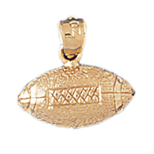 14K GOLD SPORT CHARM - FOOTBALL # 3214