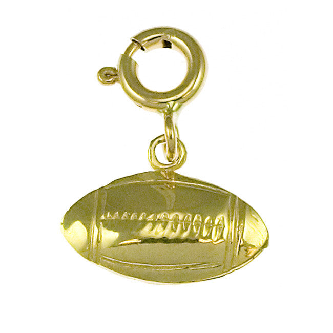 14K GOLD SPORT CHARM - FOOTBALL # 3215
