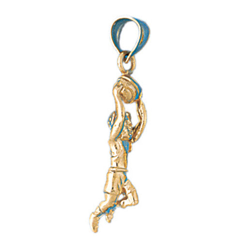 14K GOLD SPORT CHARM - FOOTBALL #3699