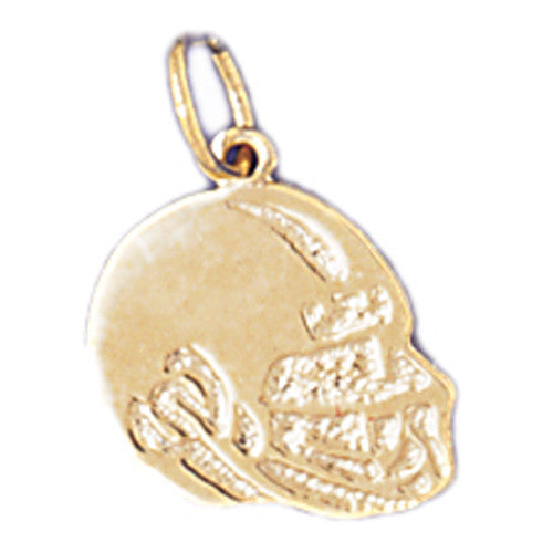 14K GOLD SPORT CHARM - FOOTBALL HELMET # 3207
