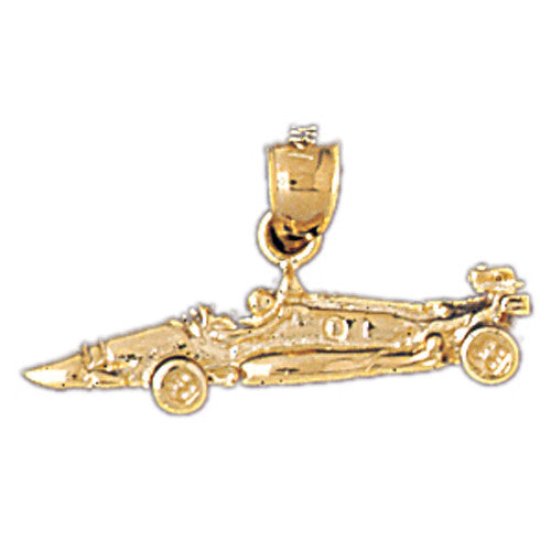 14K GOLD SPORT CHARM - FORMULA 1 #3722