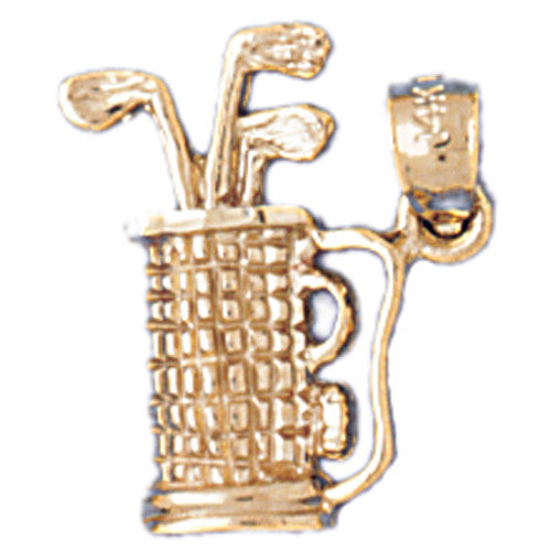 14K GOLD SPORT CHARM - GOLF # 3385