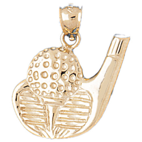 14K GOLD SPORT CHARM - GOLF # 3386