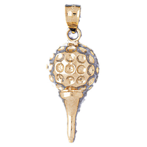 14K GOLD SPORT CHARM - GOLF # 3390