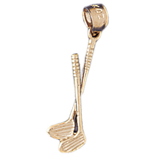 14K GOLD SPORT CHARM - GOLF # 3395