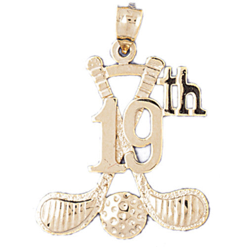 14K GOLD SPORT CHARM - GOLF # 3396