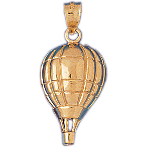 14K GOLD SPORT CHARM - HOT AIR BALLOON #3666
