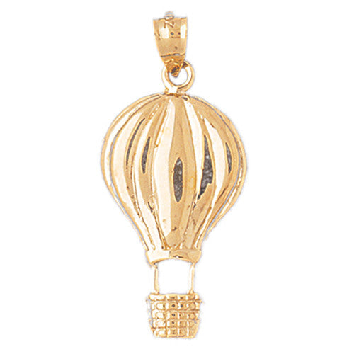 14K GOLD SPORT CHARM - HOT AIR BALLOON #3673