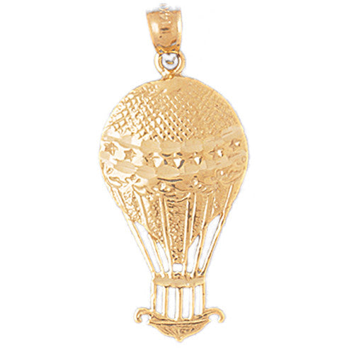 14K GOLD SPORT CHARM - HOT AIR BALLOON #3674