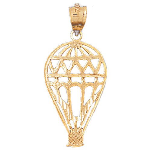 14K GOLD SPORT CHARM - HOT AIR BALLOON #3682