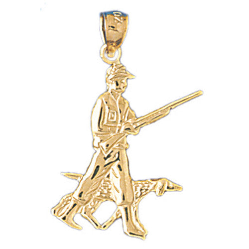 14K GOLD SPORT CHARM - HUNTING #3710