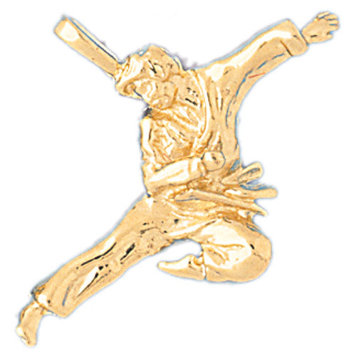 14K GOLD SPORT CHARM - MARTIAL ARTS # 3453