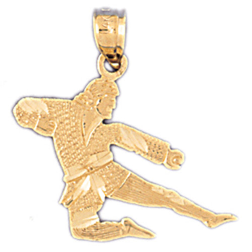 14K GOLD SPORT CHARM - MARTIAL ARTS # 3457