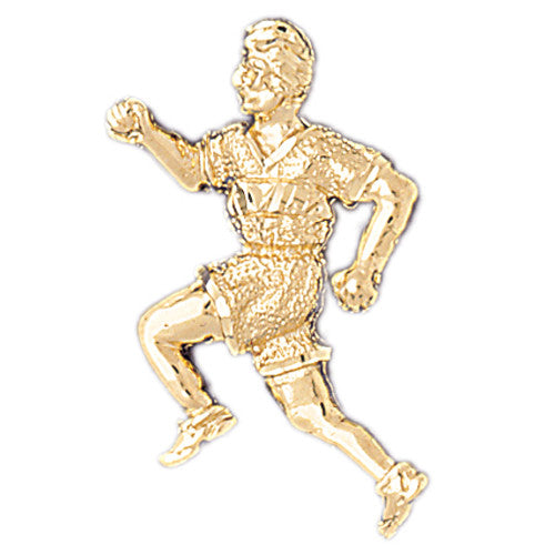 14K GOLD SPORT CHARM - RUNNING #3589