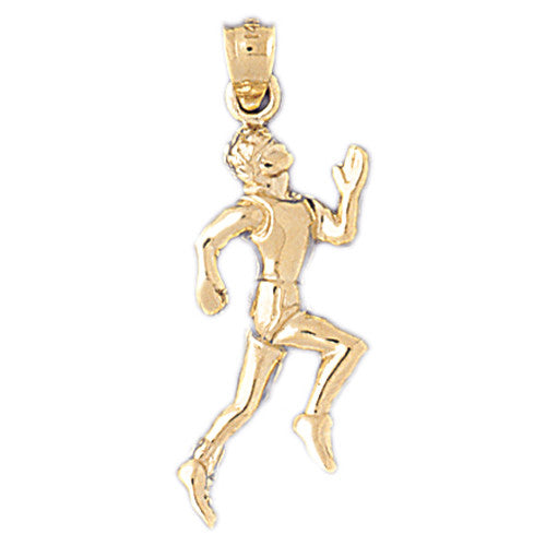 14K GOLD SPORT CHARM - RUNNING #3591