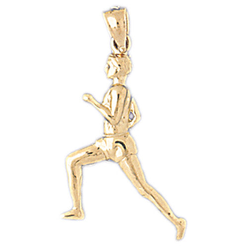 14K GOLD SPORT CHARM - RUNNING #3592
