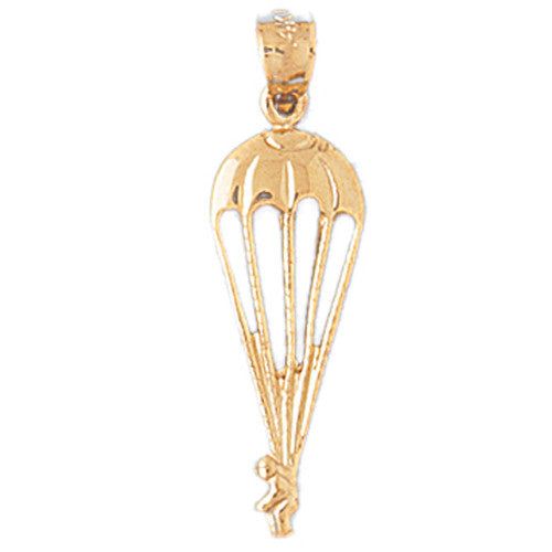 14K GOLD SPORT CHARM - SKYDIVING #3675