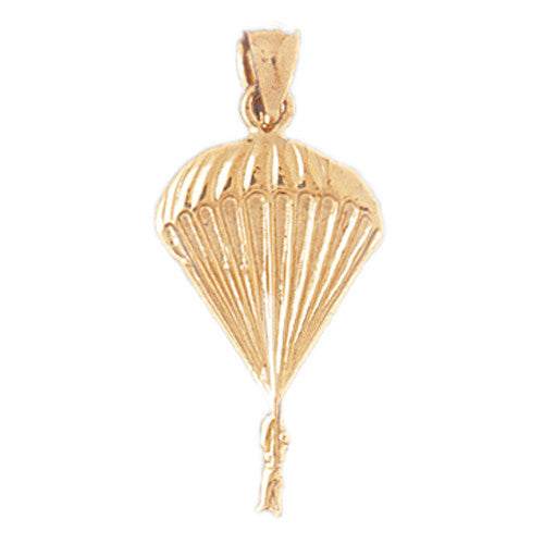 14K GOLD SPORT CHARM - SKYDIVING #3677