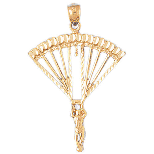14K GOLD SPORT CHARM - SKYDIVING #3680