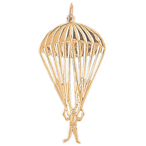 14K GOLD SPORT CHARM - SKYDIVING #3681