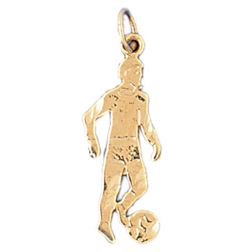 14K GOLD SPORT CHARM - SOCCER # 3260