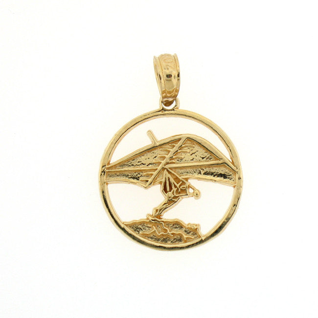 14K GOLD SPORT CHARM -SKYDIVING #6338