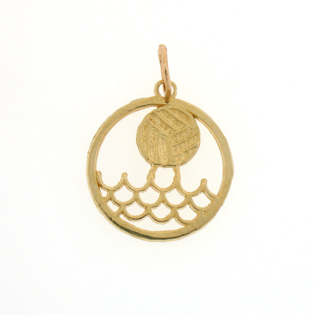 14K GOLD SPORT CHARM -VOLLEYBALL #6333
