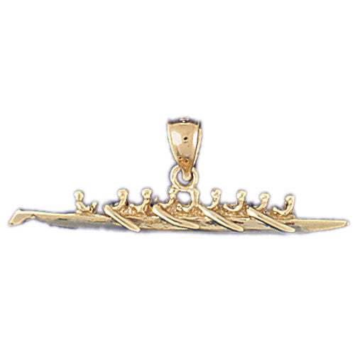 14K GOLD SPORT CHARM - BAYDARKA #3615