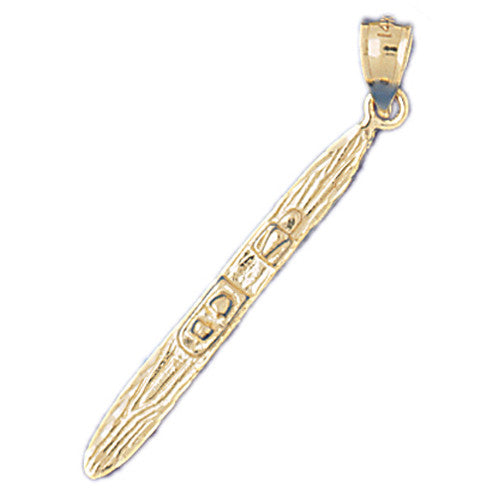 14K GOLD SPORT CHARM - SKI #3618
