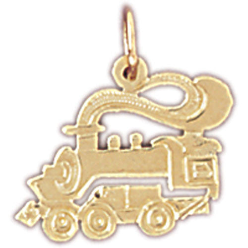 14K GOLD TRANSPORTATION CHARM - LOCOMOTIVE #4397