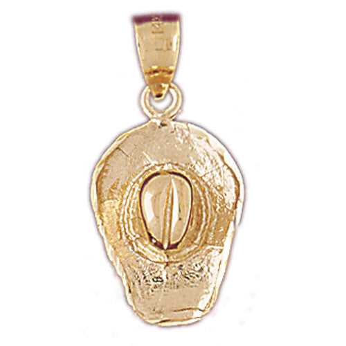 14K GOLD WESTERN CHARM - COWBOY HAT #5174