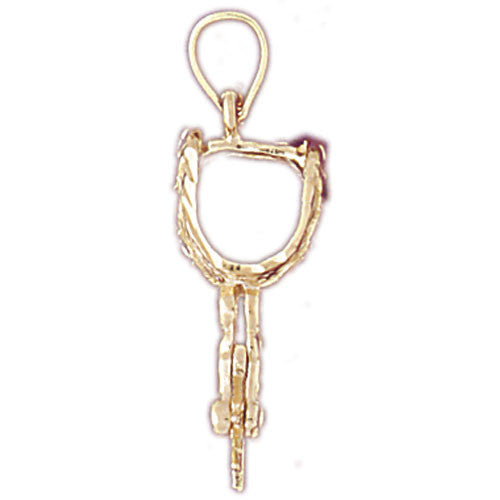 14K GOLD WESTERN CHARM #5248