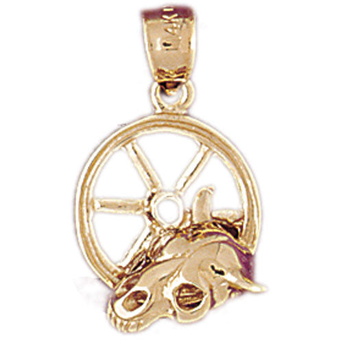 14K GOLD WESTERN CHARM #5255