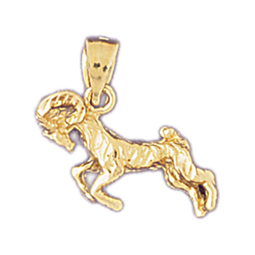14K GOLD ZODIAC CHARM - ARIES #9380