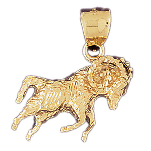 14K GOLD ZODIAC CHARM - ARIES #9500