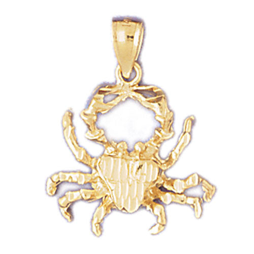 14K GOLD ZODIAC CHARM - CANCER #9383