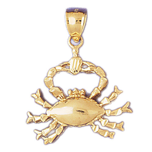 14K GOLD ZODIAC CHARM - CANCER #9419