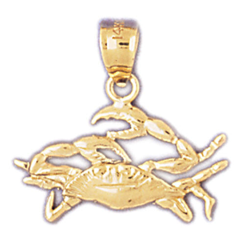 14K GOLD ZODIAC CHARM - CANCER #9455