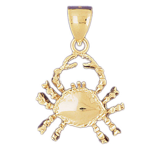 14K GOLD ZODIAC CHARM - CANCER #9503