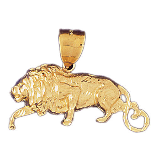 14K GOLD ZODIAC CHARM - LEO #9504
