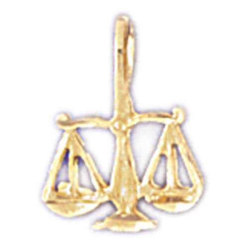 14K GOLD ZODIAC CHARM - LIBRA #9338