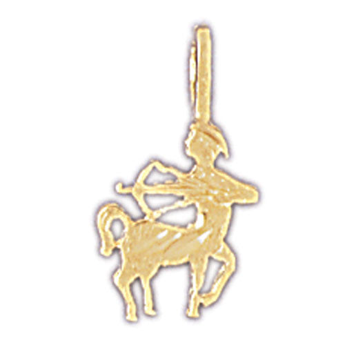 14K GOLD ZODIAC CHARM - SAGITTARIUS #9340